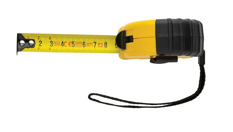 Flexómetro de plástico reciclado RCS 5M/19 mm