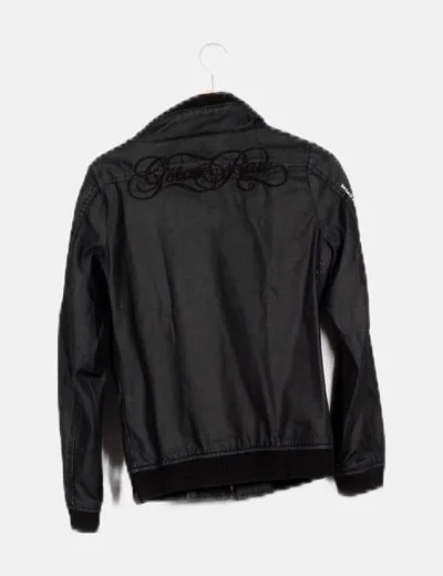 GSTAR RAW BOMBER DENIM AZUL