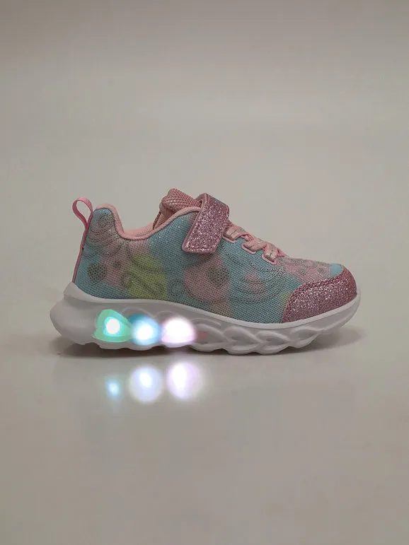 Giardino D'Oro Zapatillas de niña con purpurina y luces.