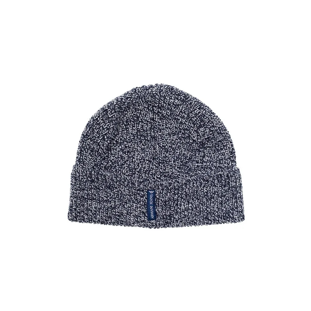 Gorro Armani Jeans CD104 Color Azul Marino y Blanco