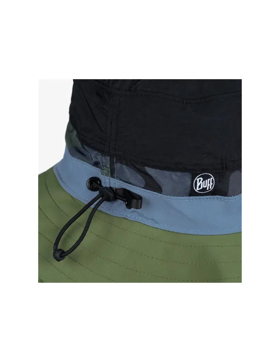 Gorro de Running Buff Enob Verde/Negro