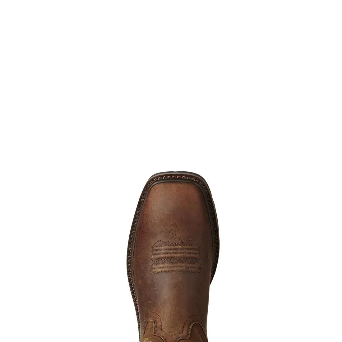 GROUNDBREAKER STEELTOE WIDE SQUARE TOE WORK BOOT BROWN
