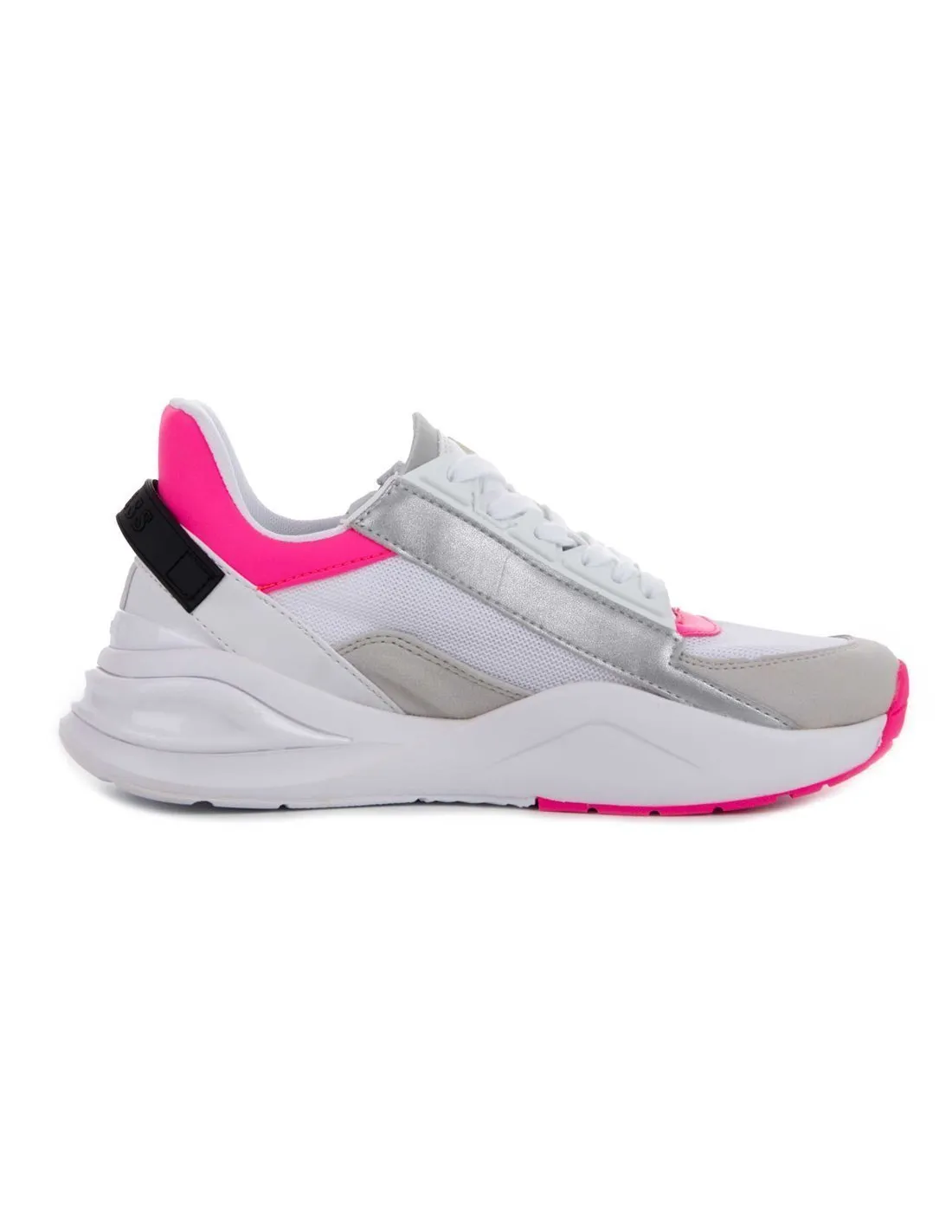 GUESS  ZAPATILLAS BLANCO Y ROSA FL6B2LELE12 MUJER