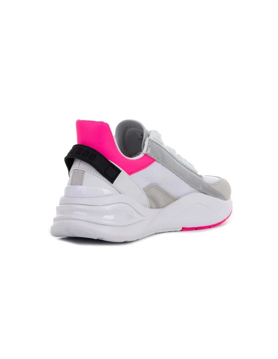 GUESS  ZAPATILLAS BLANCO Y ROSA FL6B2LELE12 MUJER