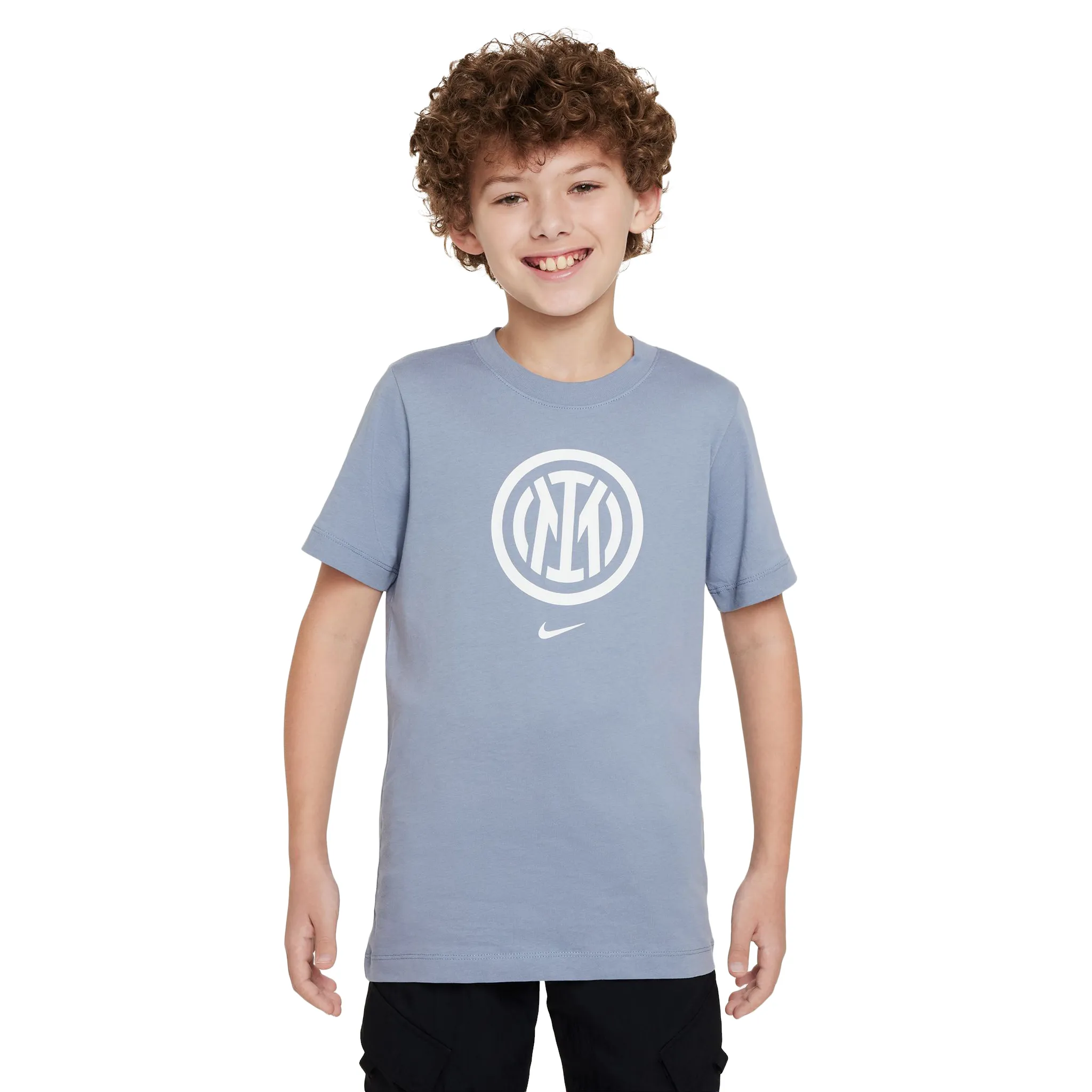 IM CAMISETA GRIS LOGO ESCUDO NIKE NIÑO