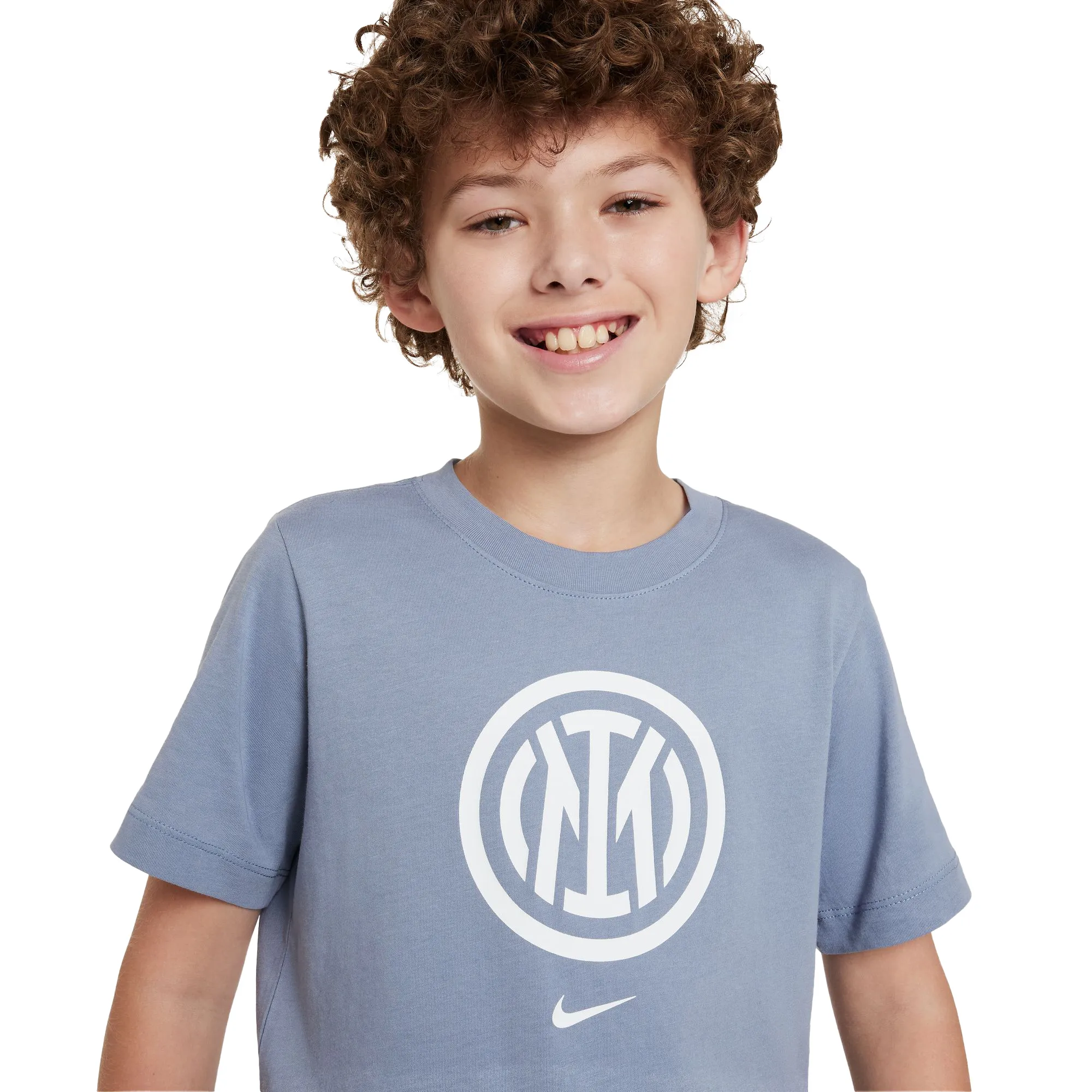 IM CAMISETA GRIS LOGO ESCUDO NIKE NIÑO