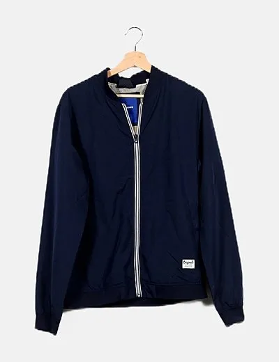 Jack & Jones Bomber azul marino