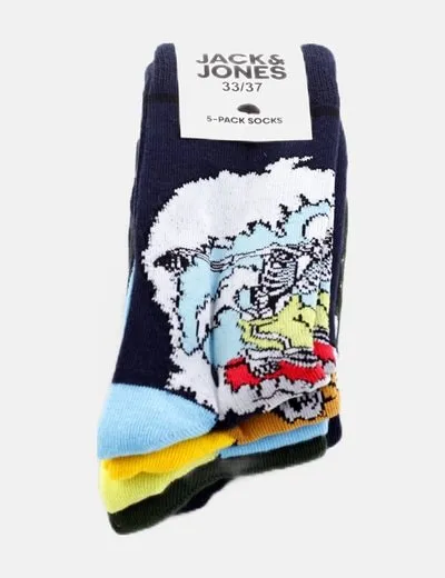 Jack & Jones Pack calcetines estampados