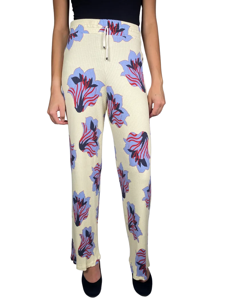 JAZMIN CHEBAR Pantalón Rib Estampado
