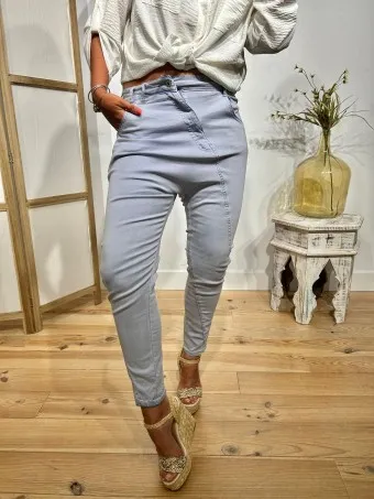 Jeans Baggy TWELLO Celeste