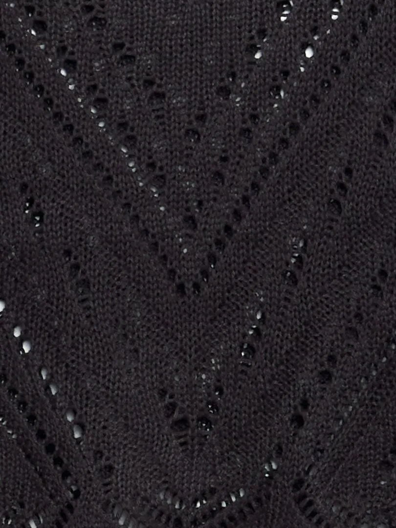 JERSEY DE CROCHé 'JDY'  NEGRO