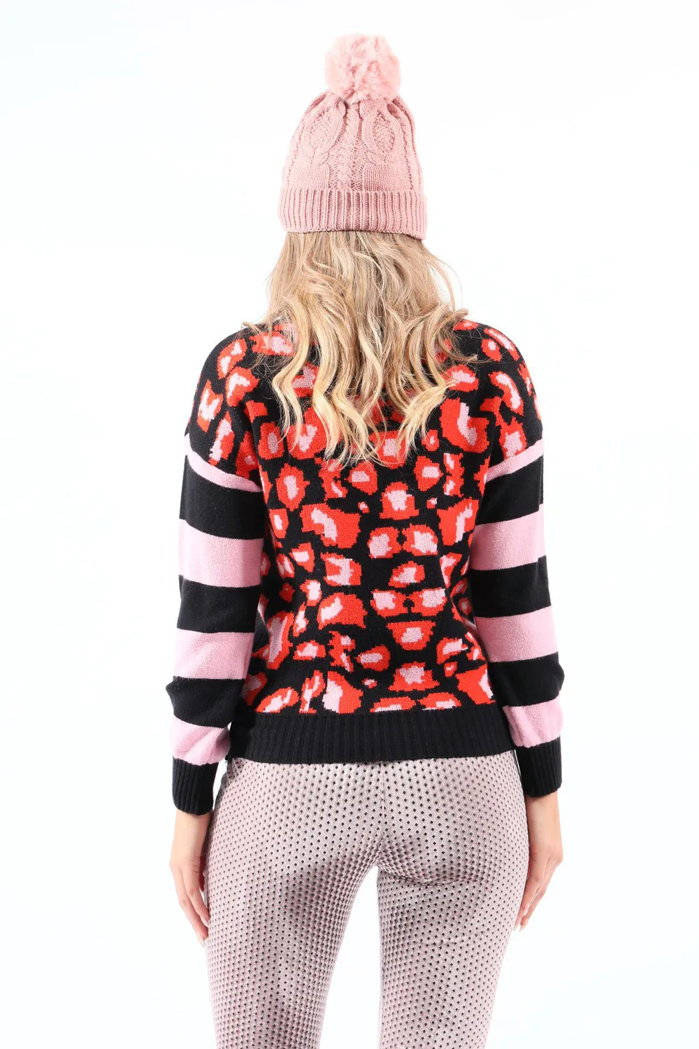 Jersey multicolor con estampados