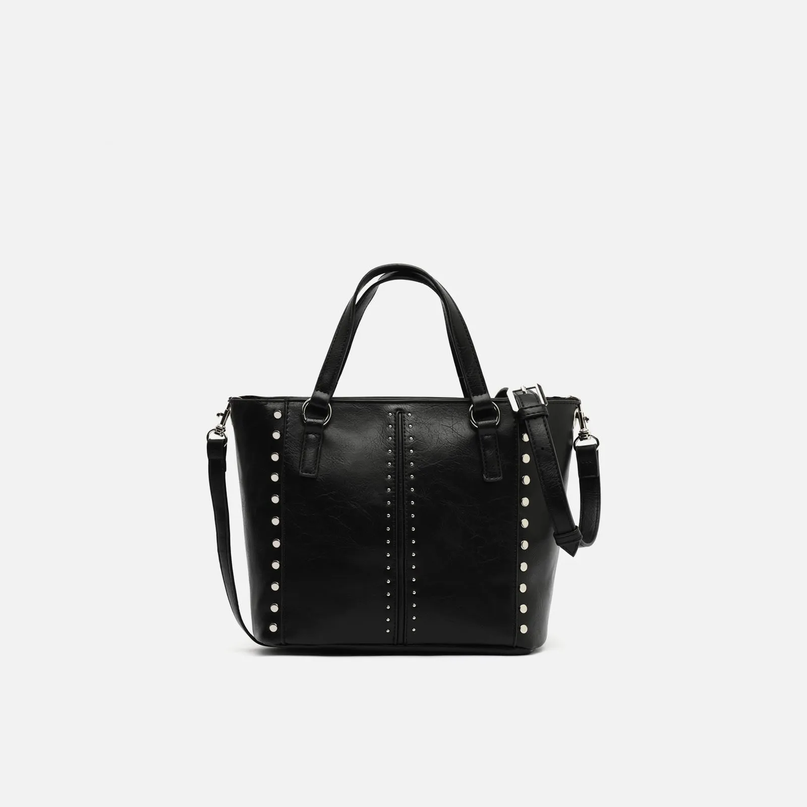 Jita bolso tote mediano con asa bandolera extraíble y detalles metálicos