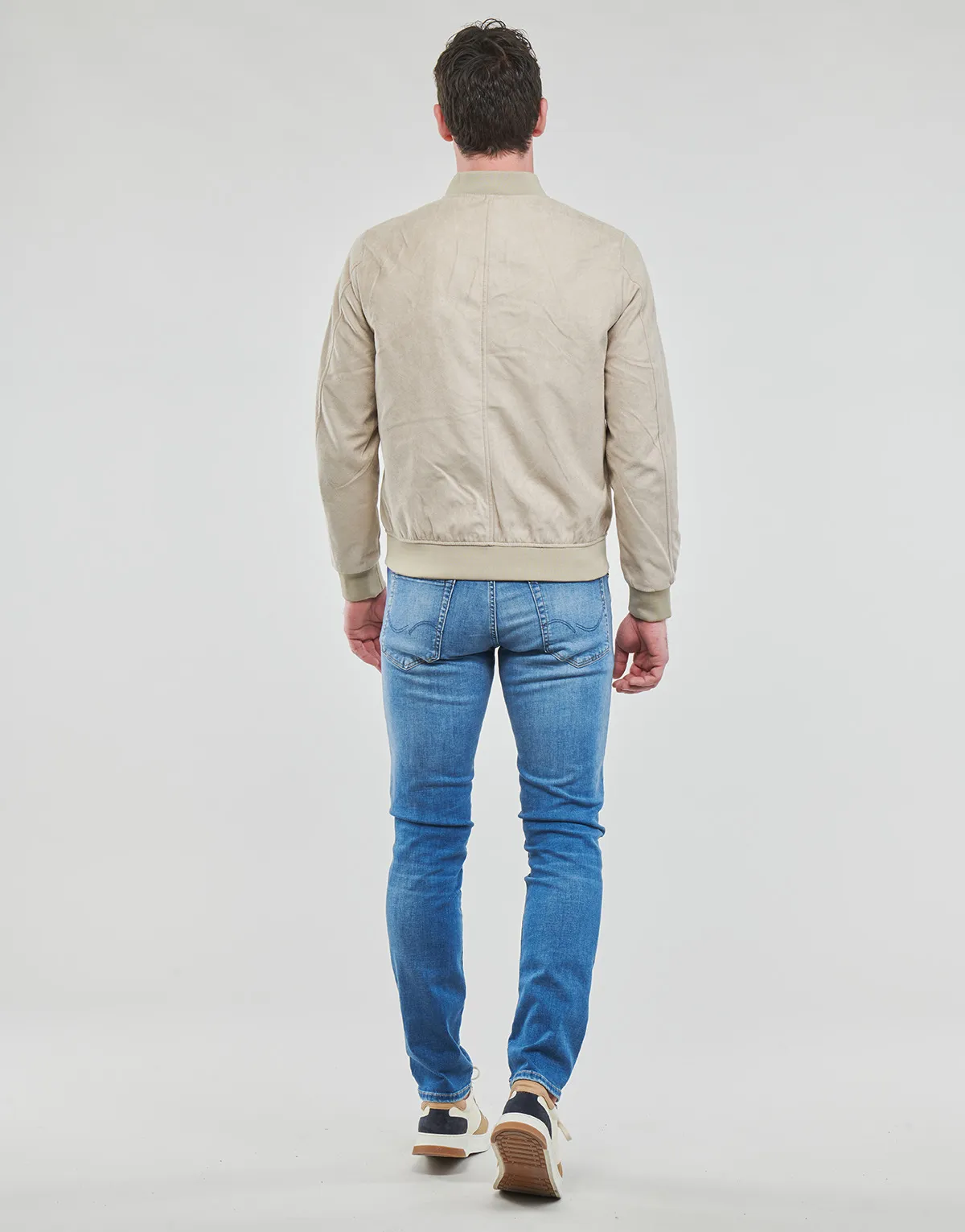 JJEROCKY FAUX SUEDE BOMBER