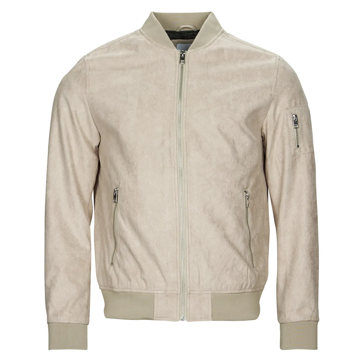 JJEROCKY FAUX SUEDE BOMBER
