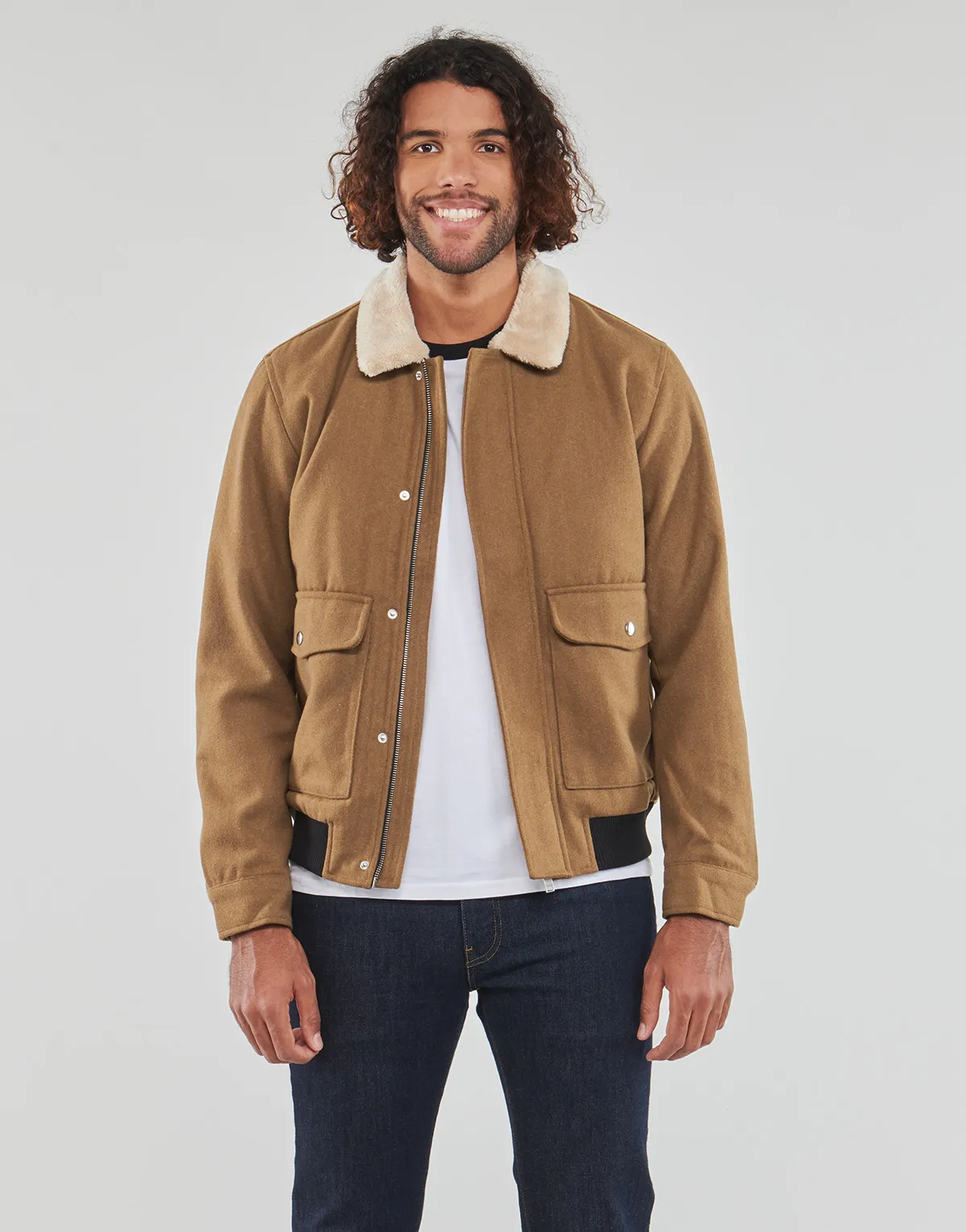 JJTOM WOOL BOMBER