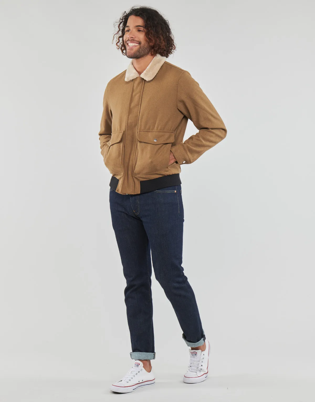 JJTOM WOOL BOMBER
