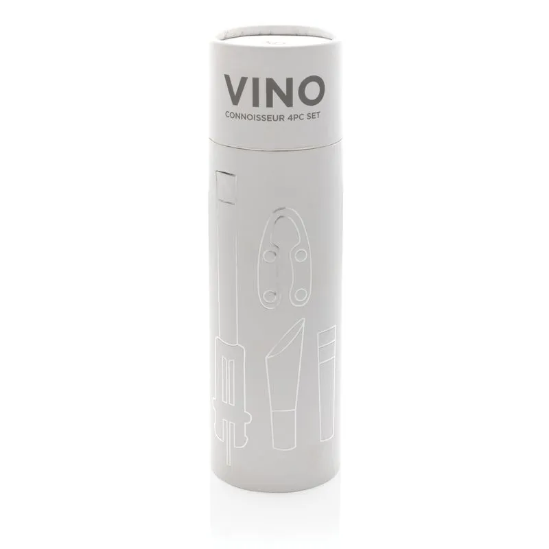 Juego de 4 piezas vino personalizado Connoisse