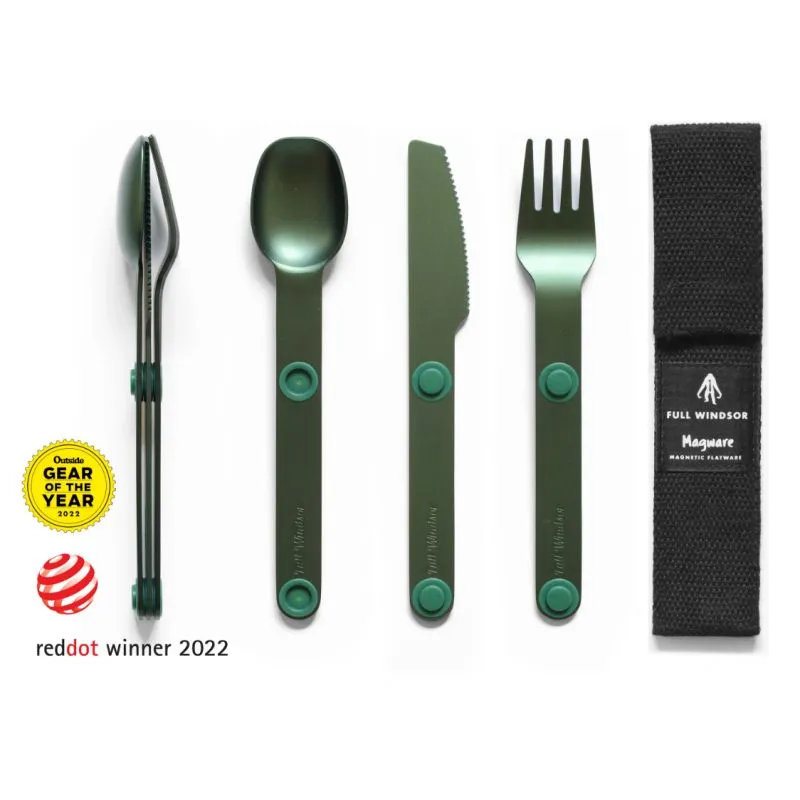 Juego de cubiertos magnéticos Full Windsor Set Magware (Verde)