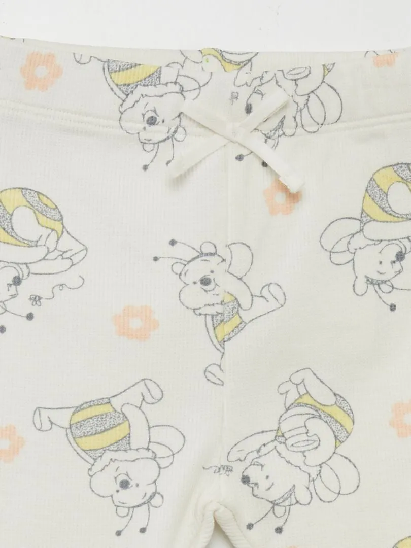 LEGGING DE CANALé 'STITCH'  BLANCO