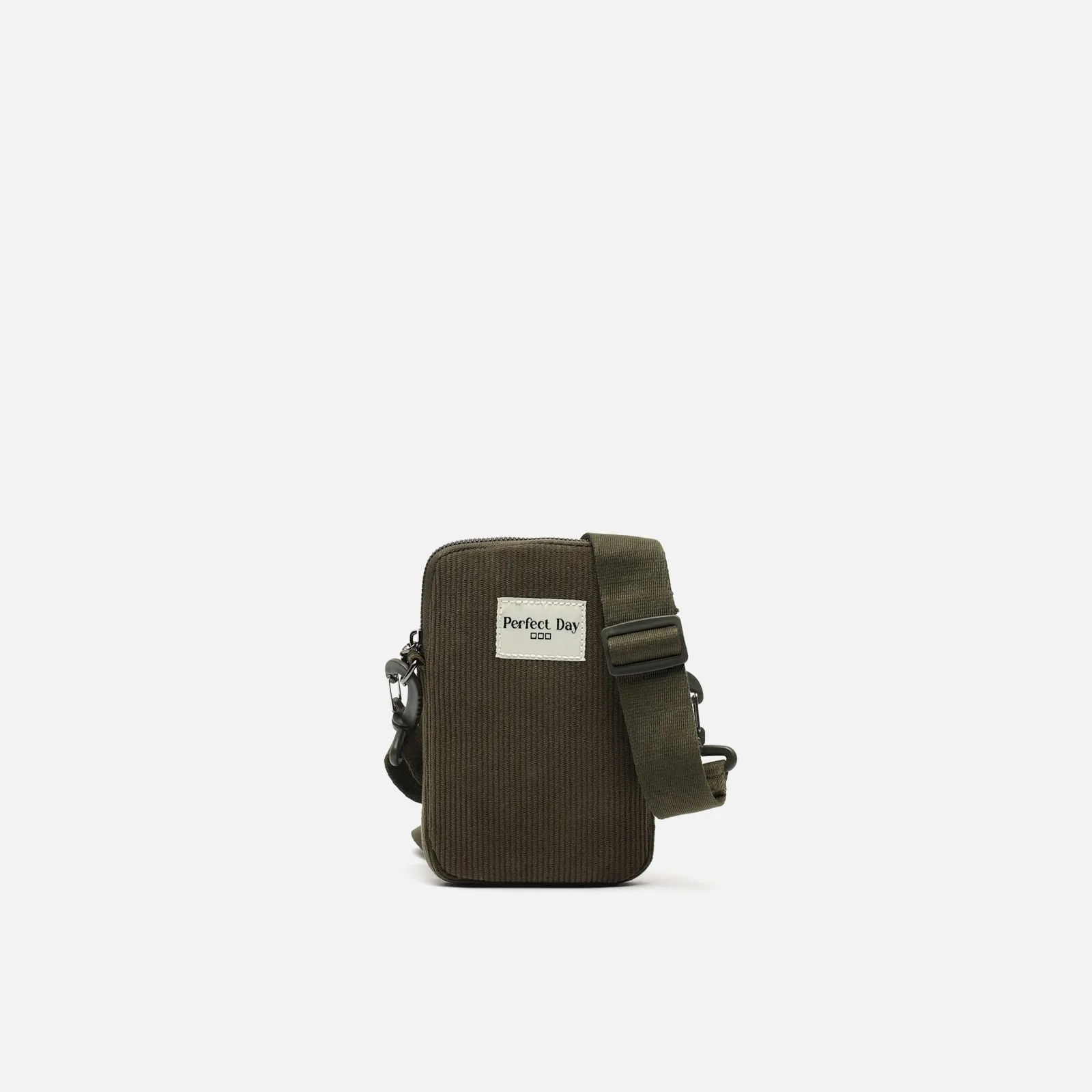 Leonci bolso bandolera mini para móvil con tejido de pana