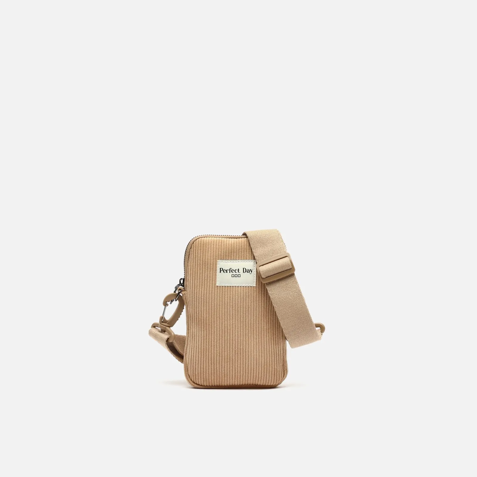 Leonci bolso bandolera mini para móvil con tejido de pana