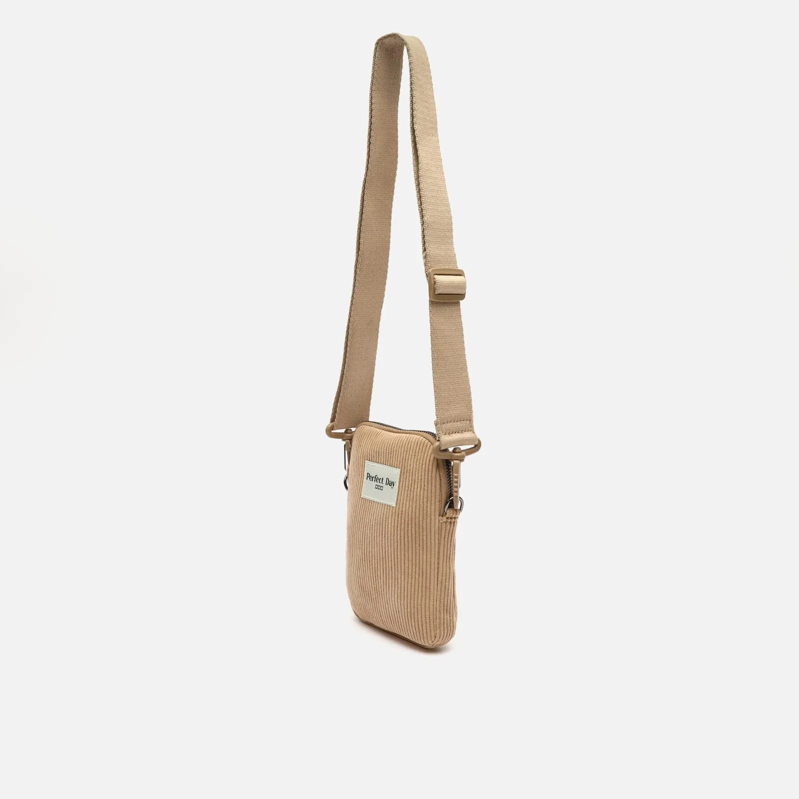 Leonci bolso bandolera mini para móvil con tejido de pana