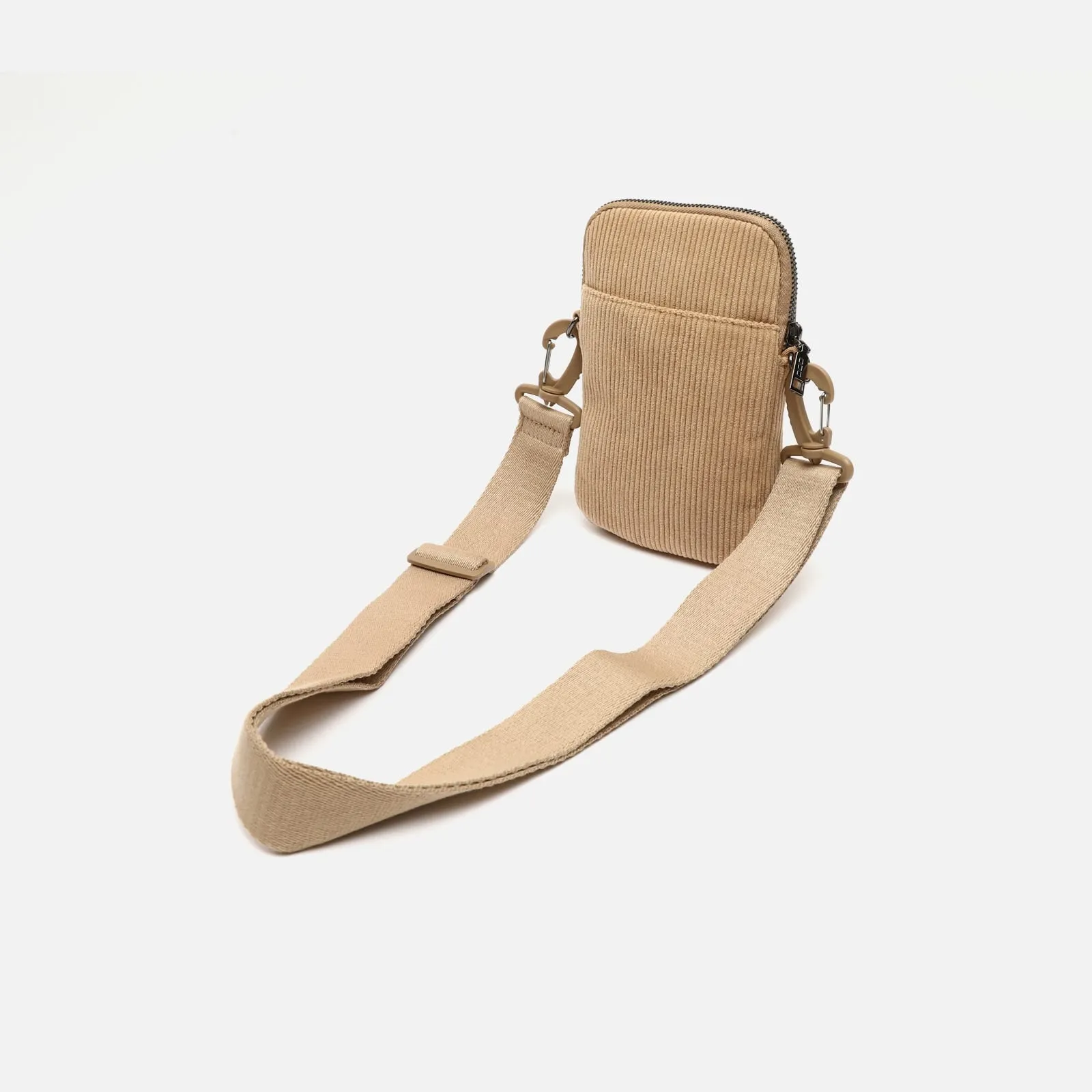 Leonci bolso bandolera mini para móvil con tejido de pana