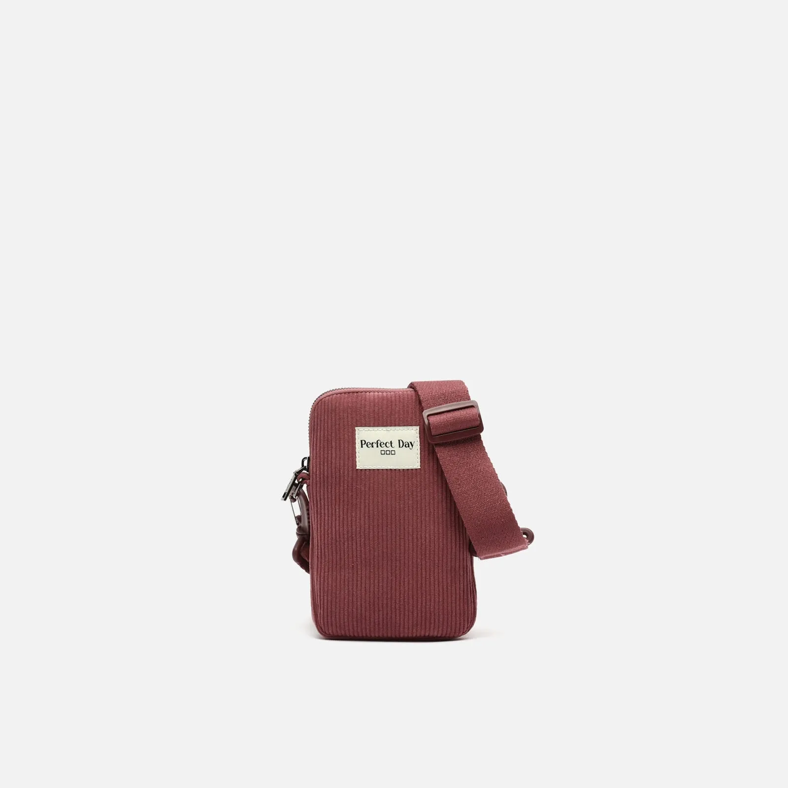 Leonci bolso bandolera mini para móvil con tejido de pana