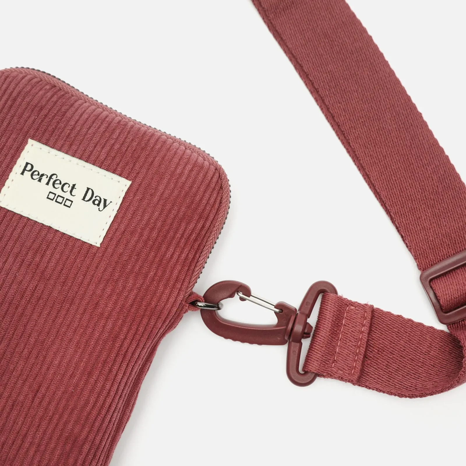 Leonci bolso bandolera mini para móvil con tejido de pana