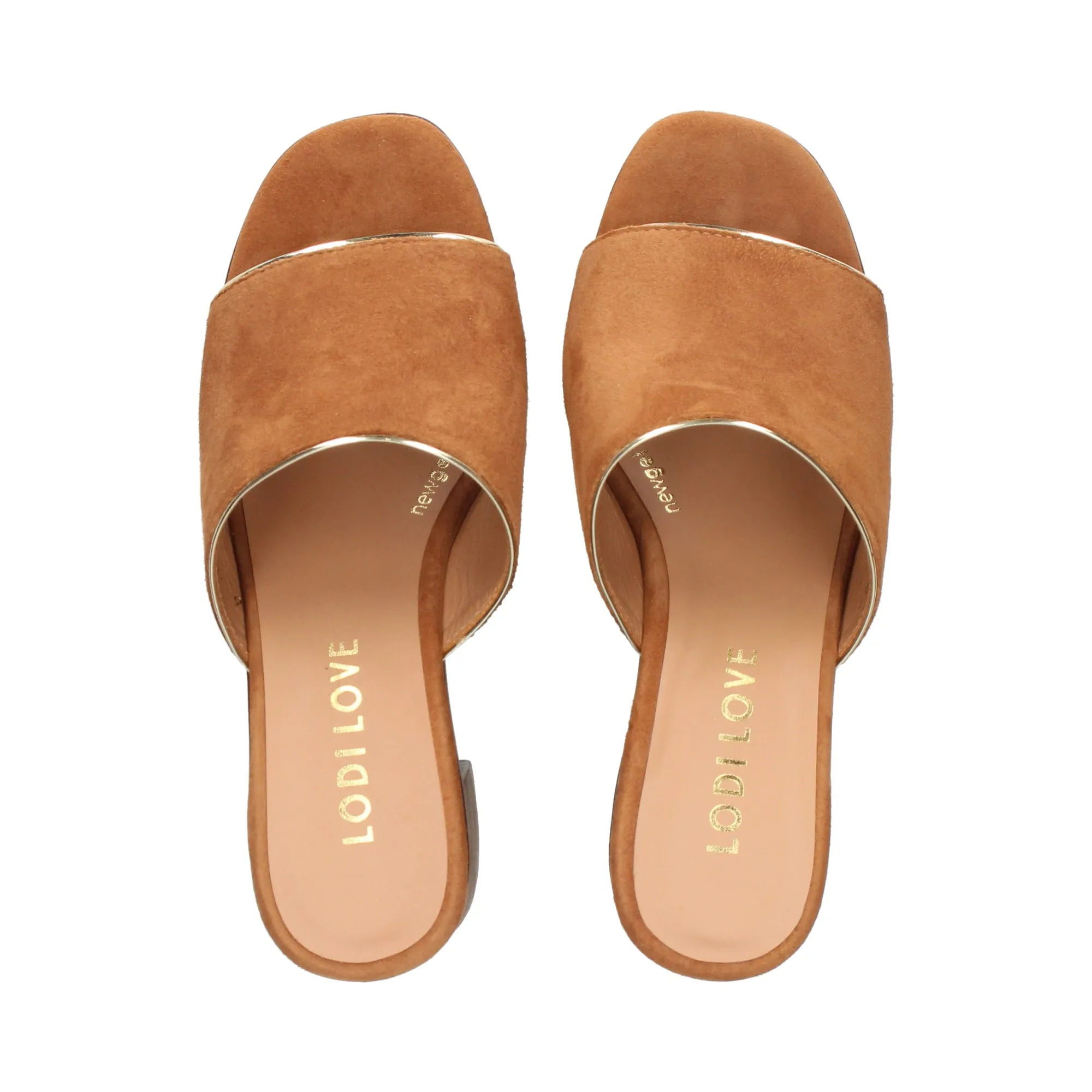 LODI Sandalias con plataforma de Mujer ANTE CUERO