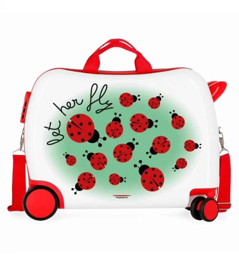 MALETA CORREPASILLOS 2 RUEDAS MULTIDIRECCIONALES MOVOM LET HER FLY 38X50X20CM
