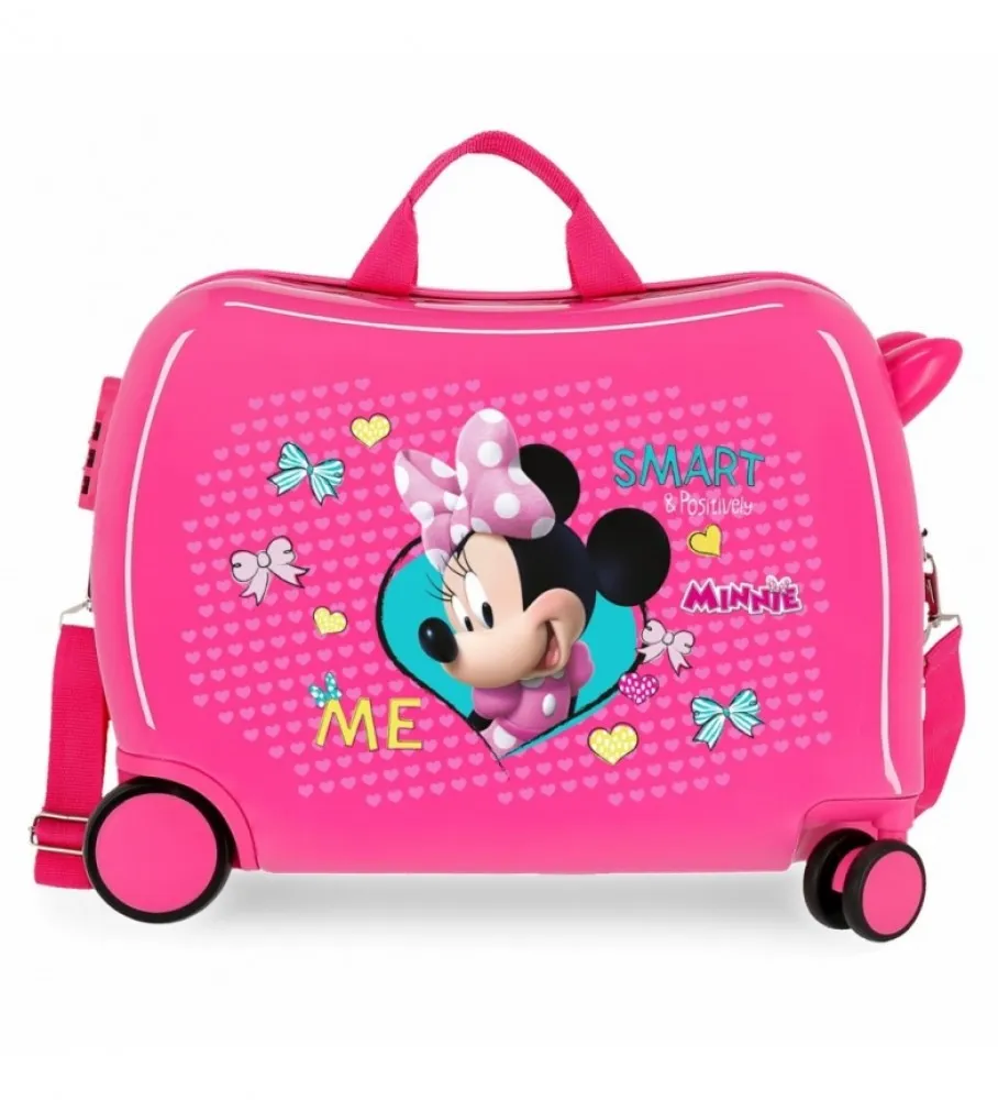 MALETA CORREPASILLOS MINNIE HAPPY HELPERS 2 RUEDAS MULTIDIRECCIONALES 38X55X20CM