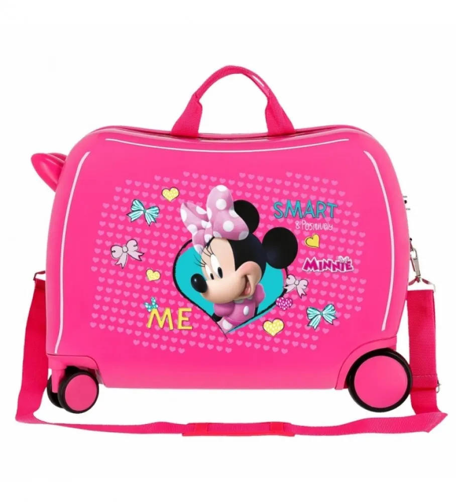 MALETA CORREPASILLOS MINNIE HAPPY HELPERS 2 RUEDAS MULTIDIRECCIONALES 38X55X20CM