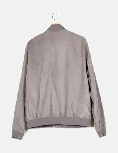 Mango Bomber antelina gris