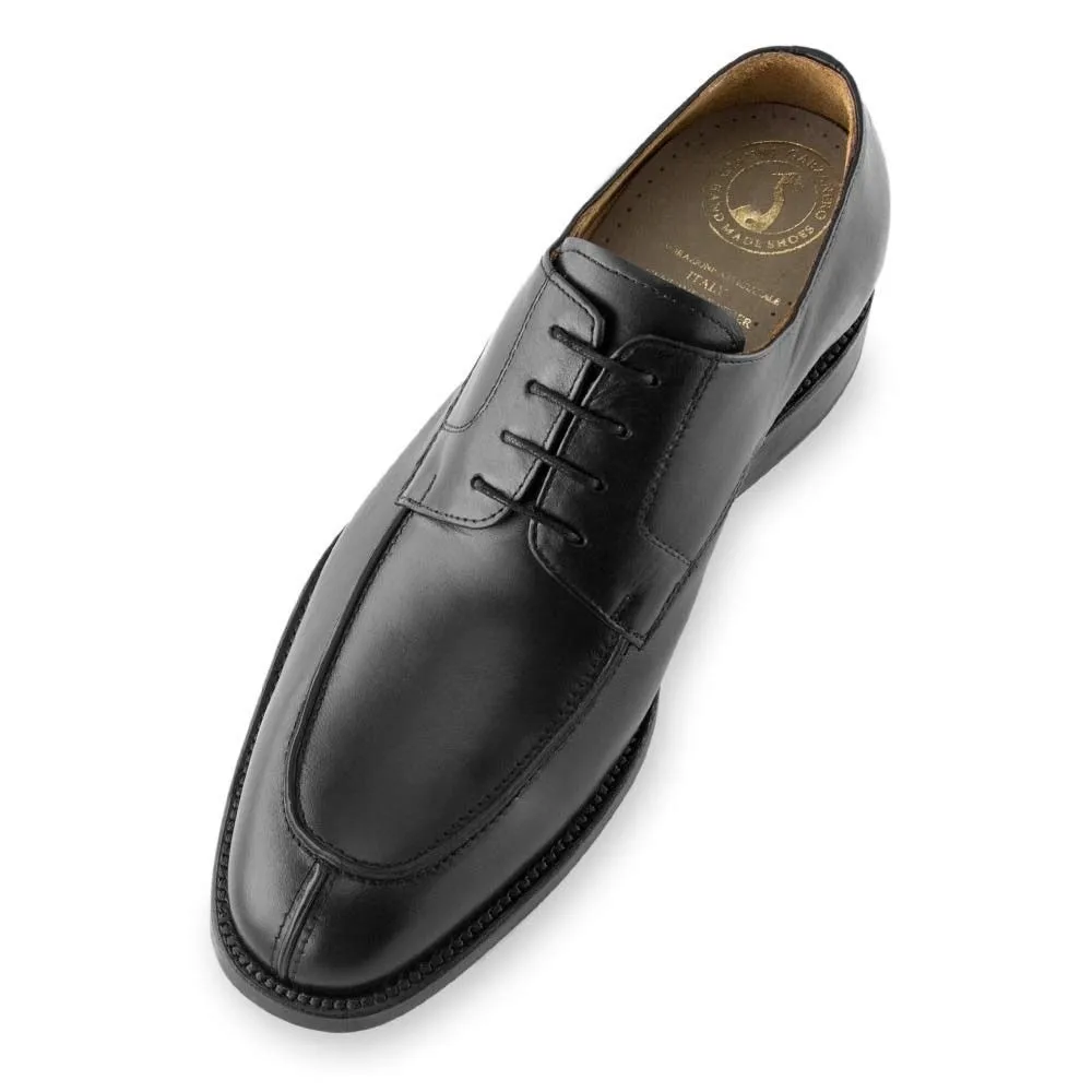 Masaltos Zapatos Con Alzas Hombre. 7cm. Bordeaux Negro