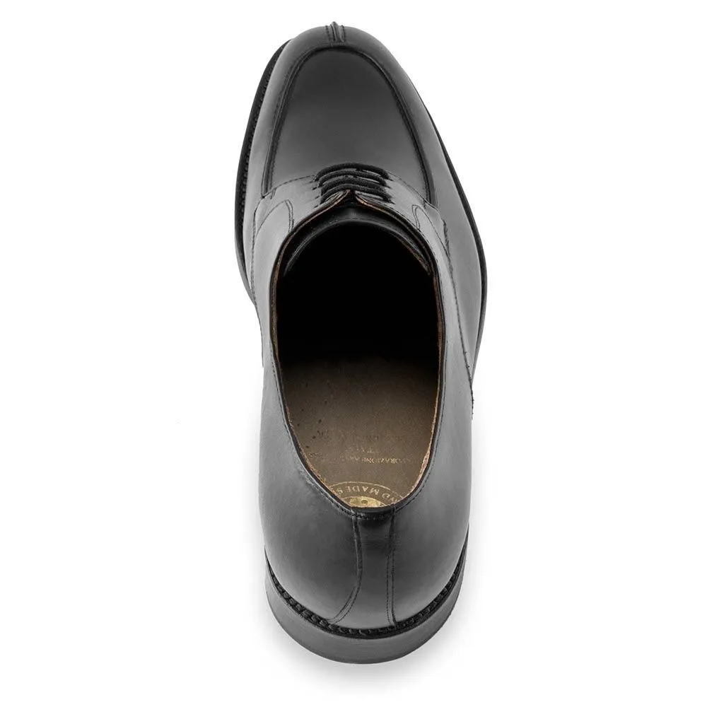 Masaltos Zapatos Con Alzas Hombre. 7cm. Bordeaux Negro