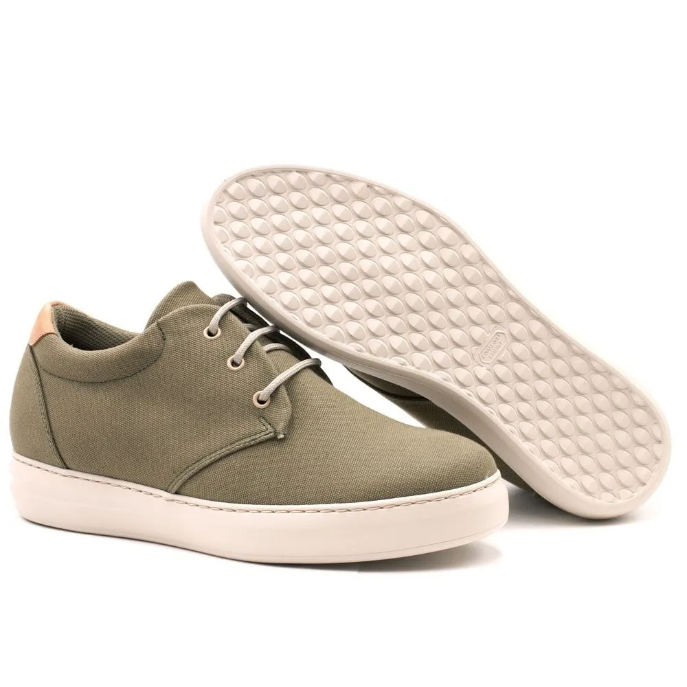 Masaltos Zapatos Con Alzas Hombre. 7cm. Bronx Verde