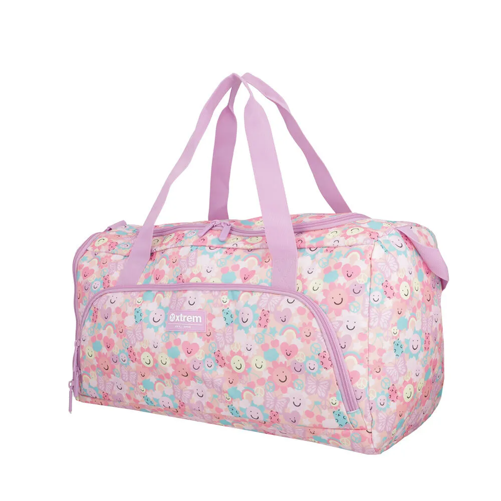 Megapack 2.0 5XT Mochila Niña Xtrem Flores Rosado