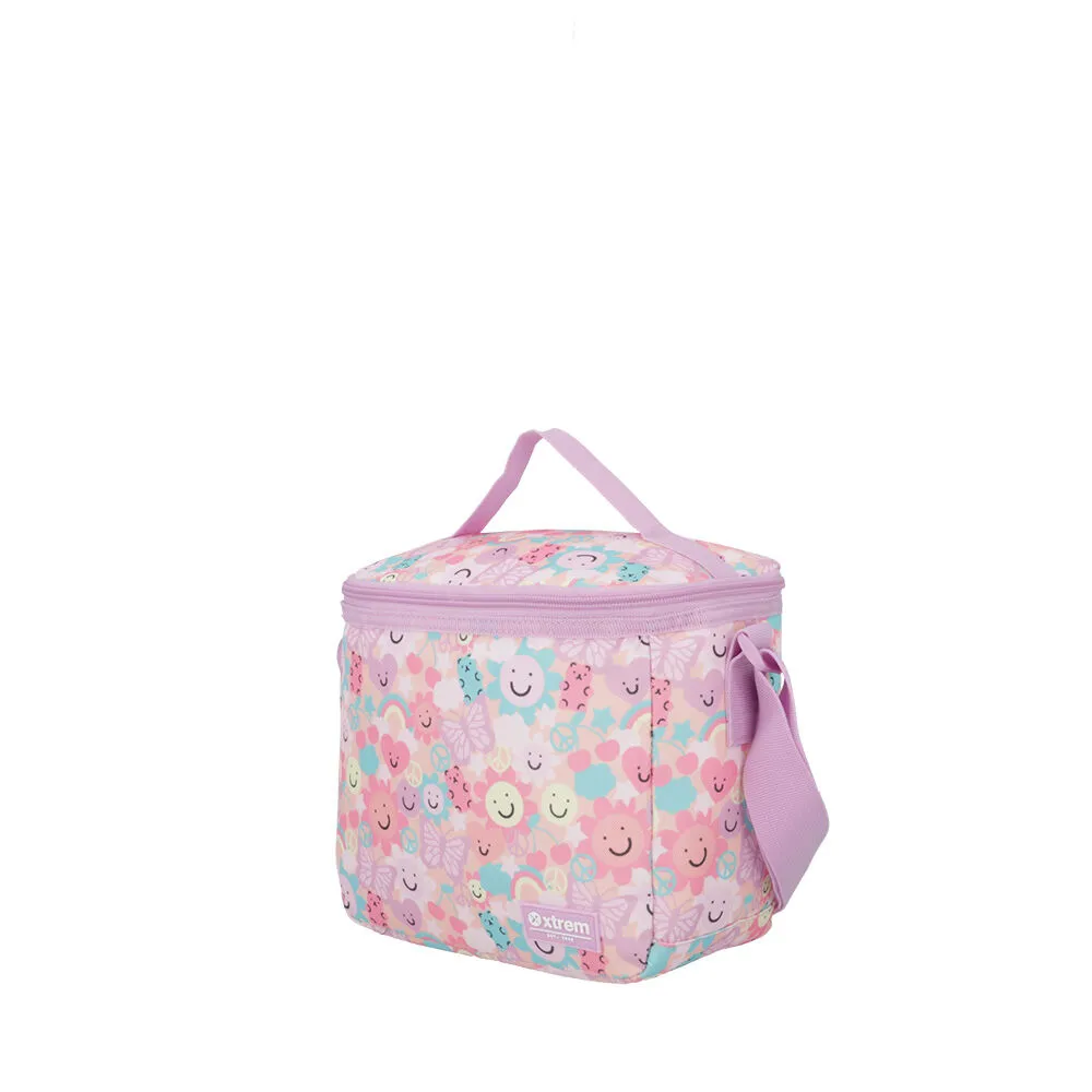 Megapack 2.0 5XT Mochila Niña Xtrem Flores Rosado