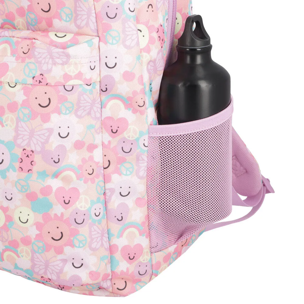 Megapack 2.0 5XT Mochila Niña Xtrem Flores Rosado