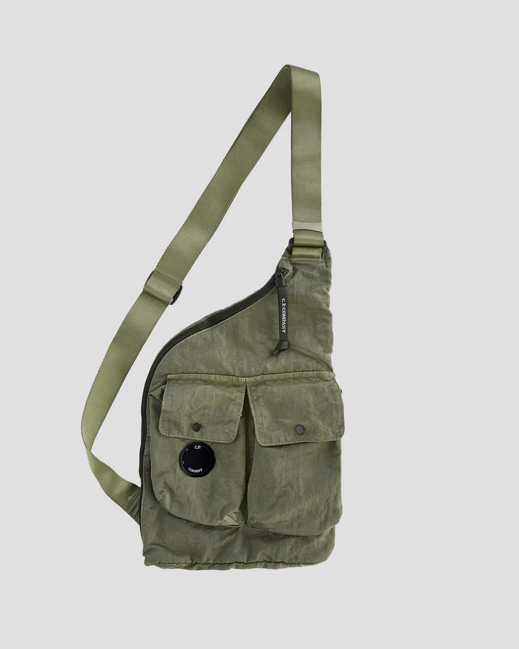 MOCHILA BANDOLERA LENS VERDE CAZA