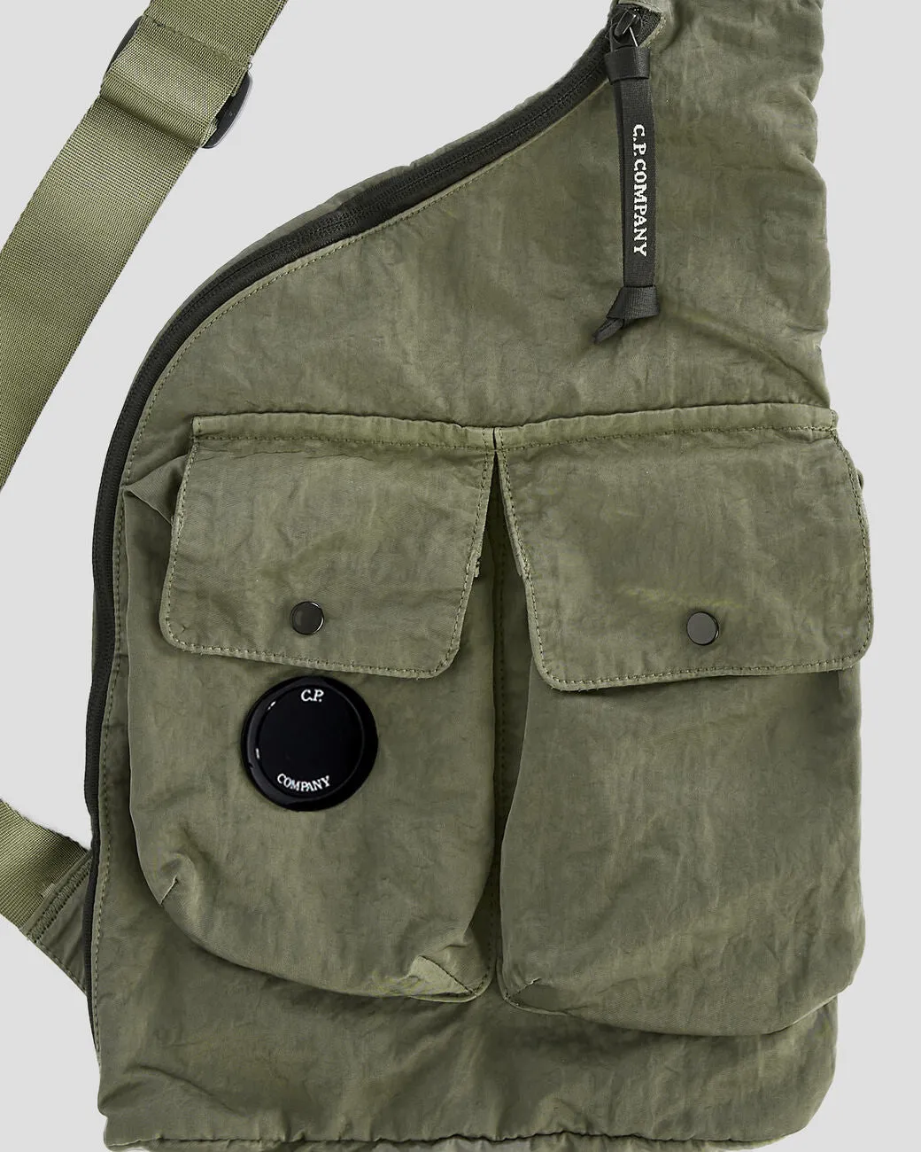 MOCHILA BANDOLERA LENS VERDE CAZA