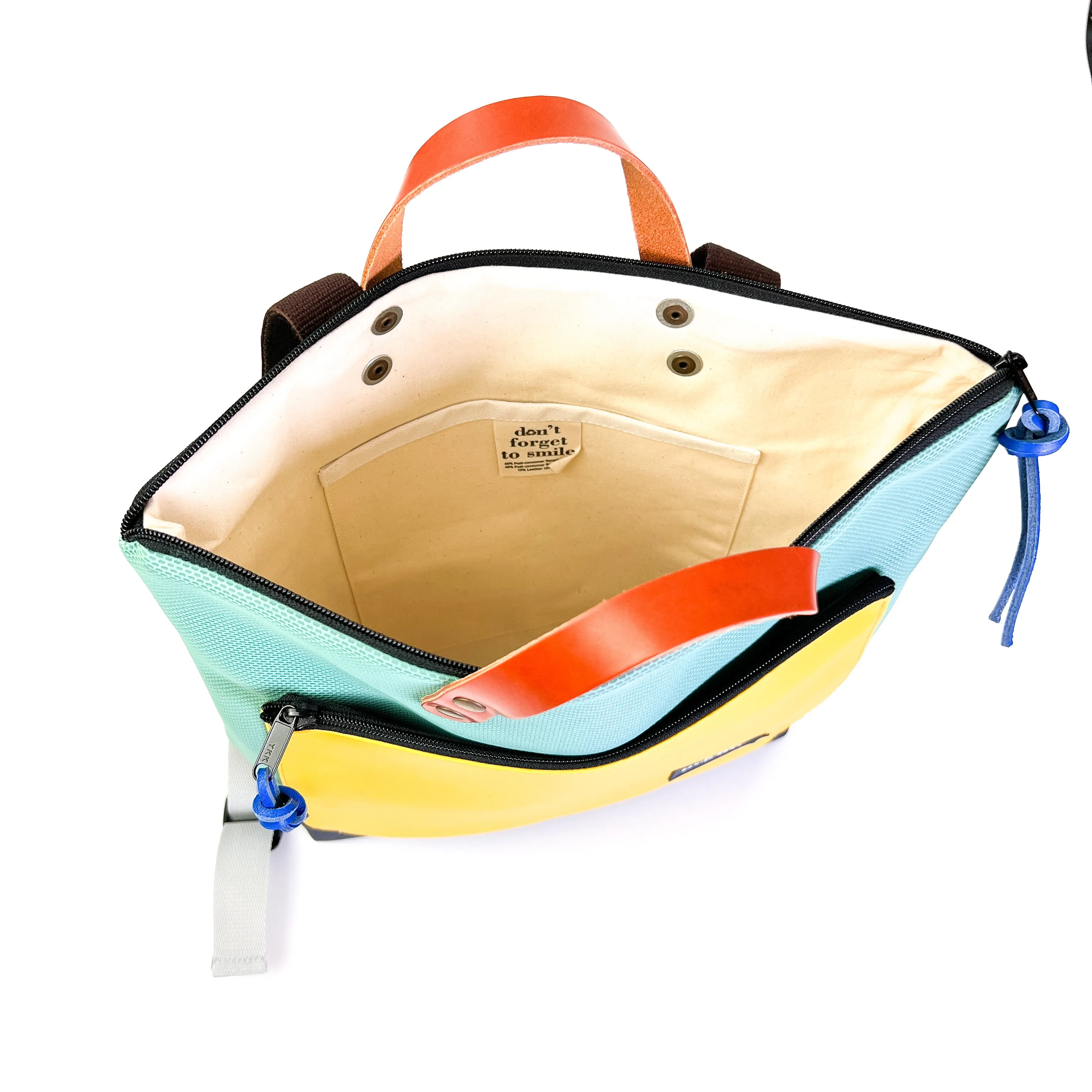 Mochila book holder cuadrada impermeable