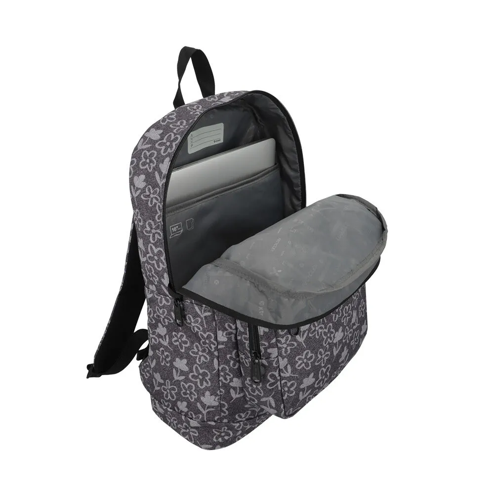 Mochila Notebook Xtrem Everdale 5XT Flores Negro 16"