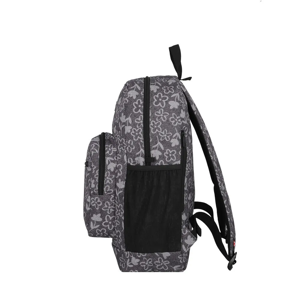 Mochila Notebook Xtrem Everdale 5XT Flores Negro 16"