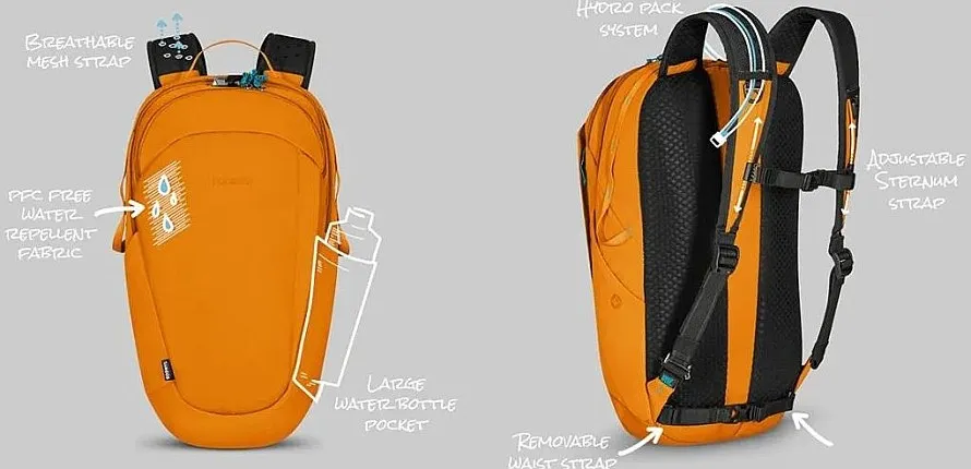 MOCHILA PACSAFE ECO 25  TIDAL TEAL
