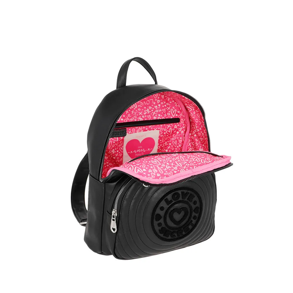Mochila para mujer LOVE TWO negra