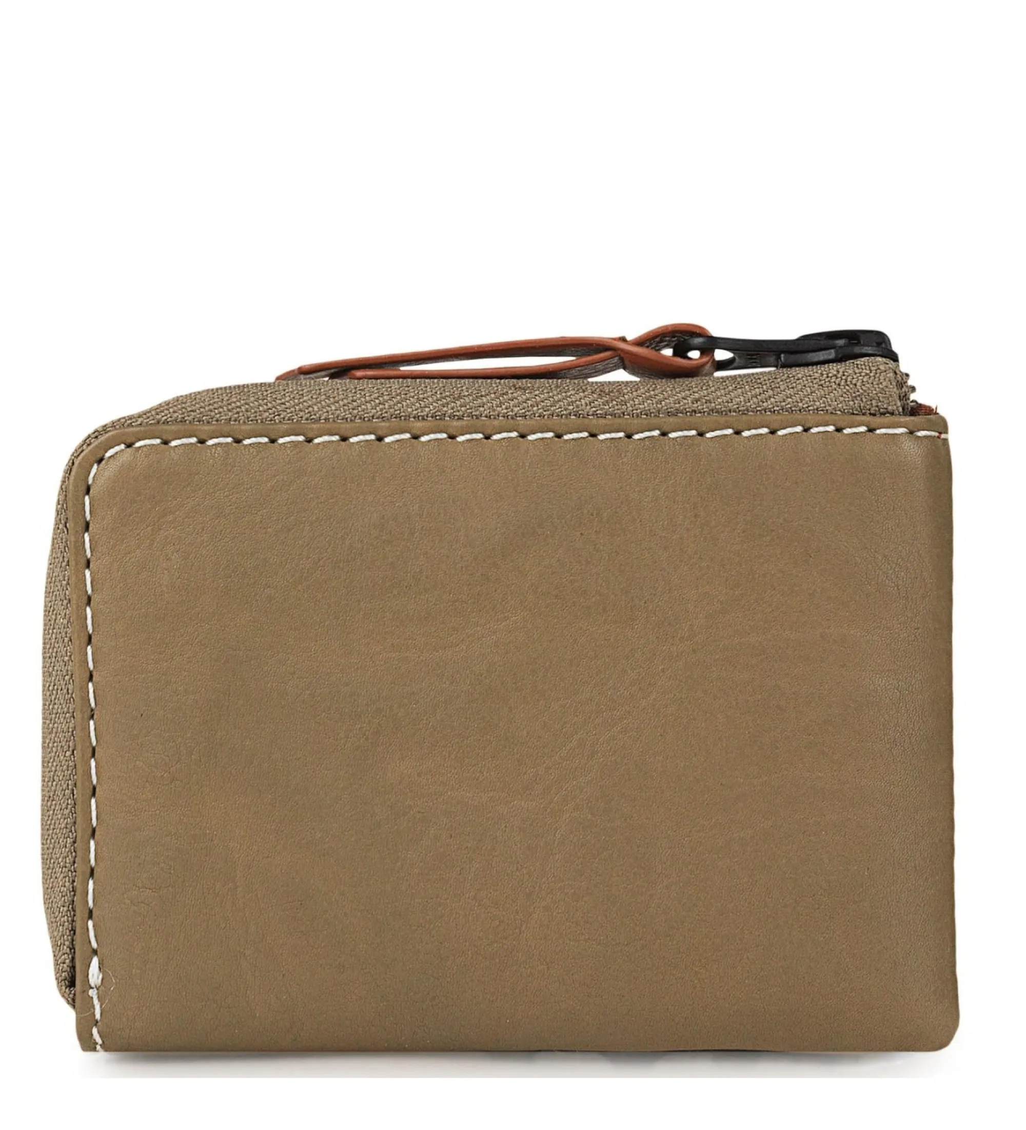 MONEDERO DE PIEL 205544 COLOR KAKICUERO