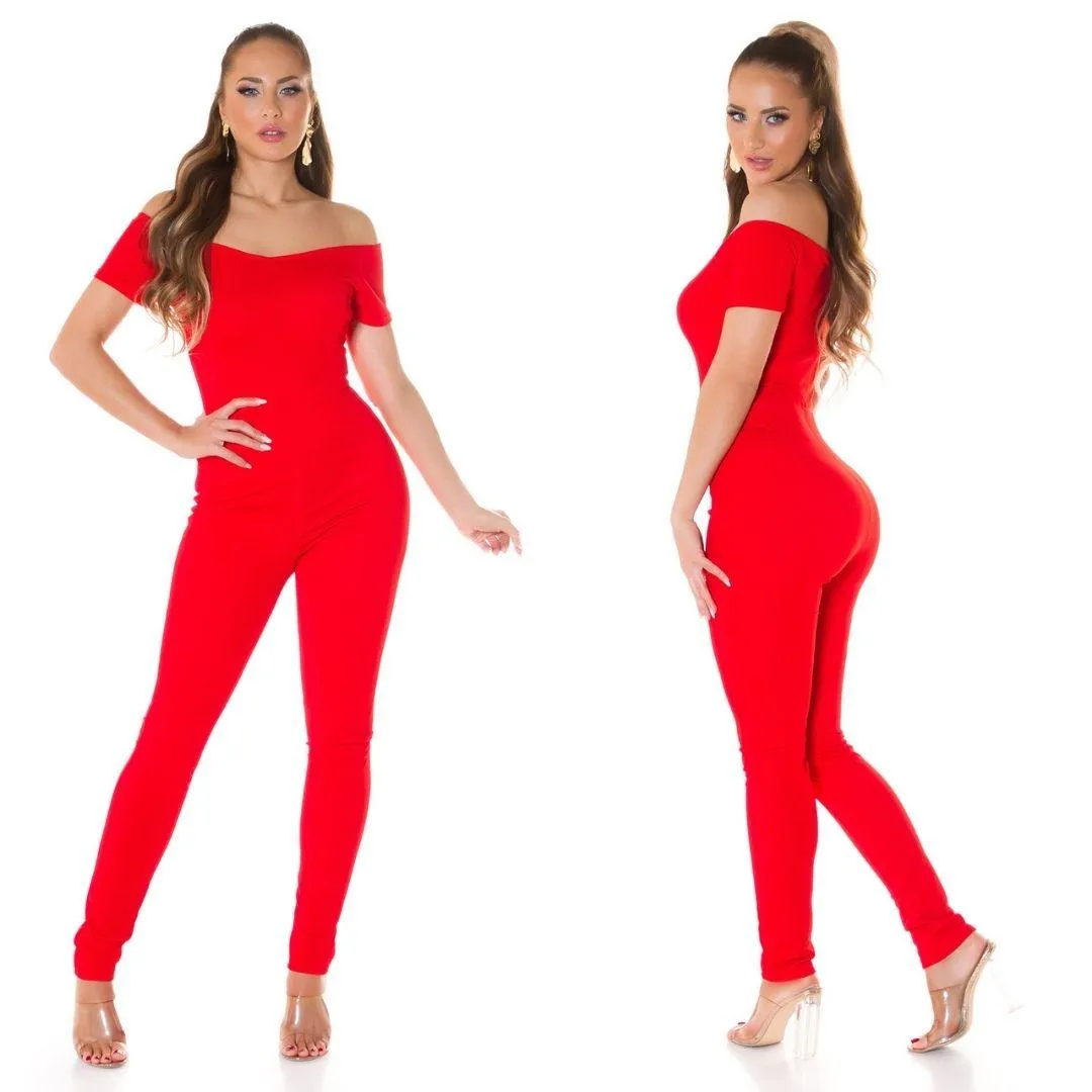 Mono para un look elegante Rojo